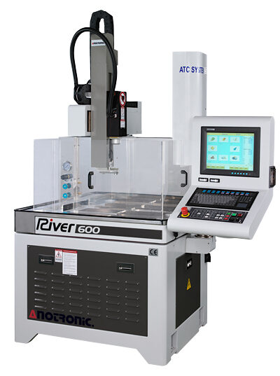 Anotronic/River 600 6 axis Cnc EDM hole drill + fitted tilt A and Rotary C axis