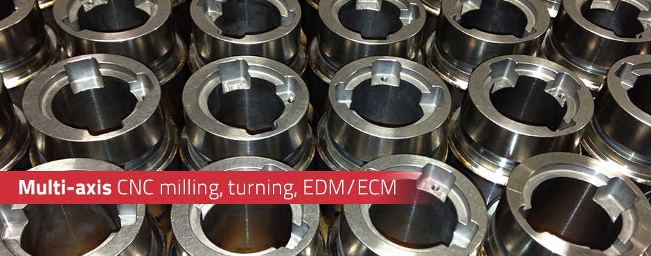 Multi-axis EDM CNC milling, turning, EDM/ECM